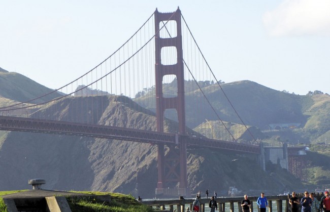 Roteiro por São Francisco - golden gate bridge 1