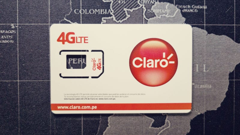 Como comprar chip com internet no Peru para celular e tablet - 01
