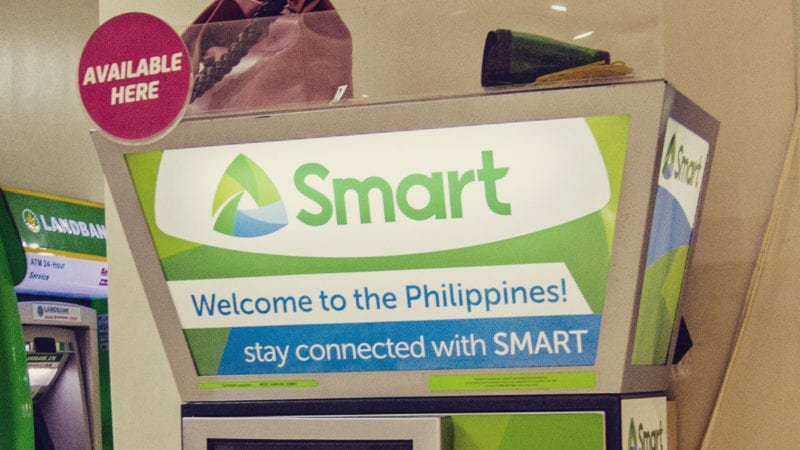 Filipinas, chip de celular, Smart
