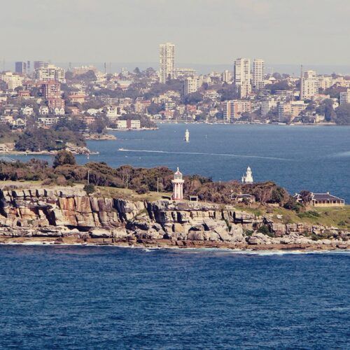 De onde ber a baía de Sydney do alto - 03