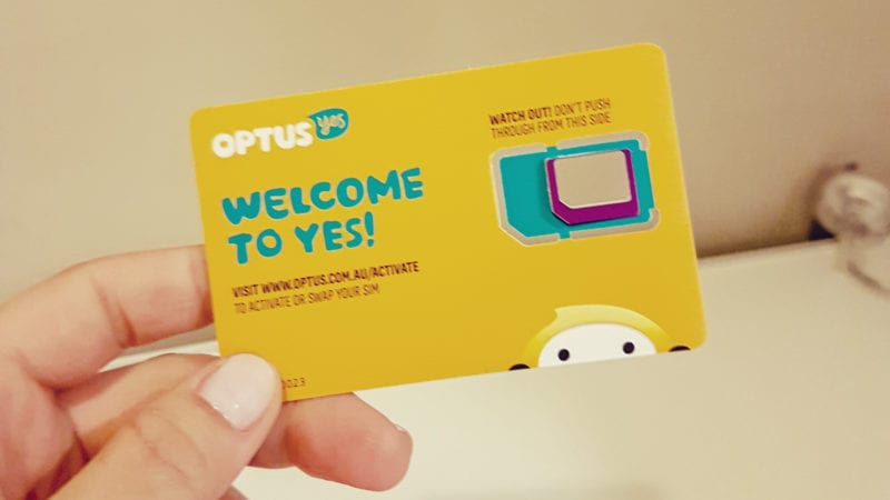 Como comprar chip de internet 4G na Austrália - Optus