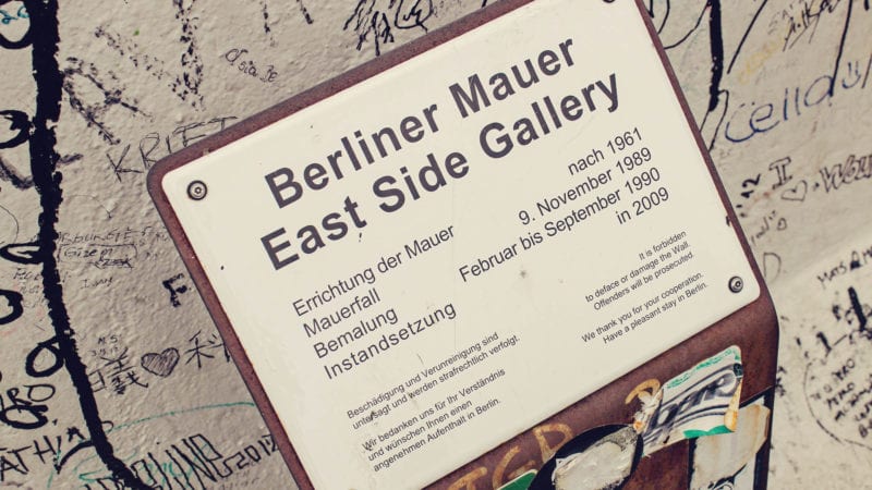 Berlim: Atrações sobre a segunda guerra e a guerra fria - East Side Gallery – Muro de Berlim