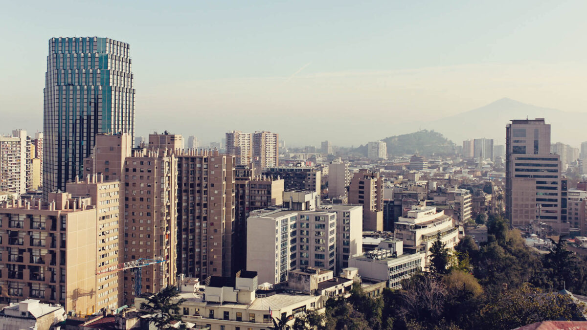 O que fazer no centro de Santiago do Chile: vista do alto