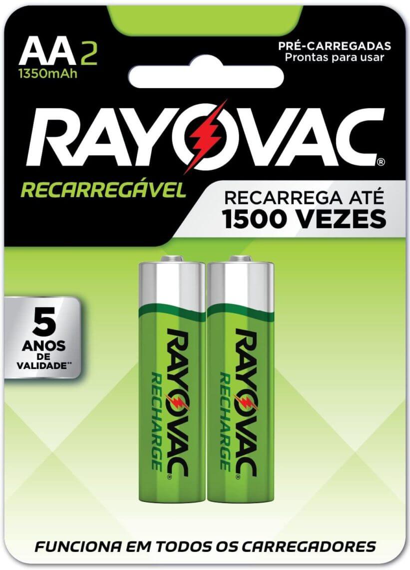 melhores pilhas recarregáveis - Rayovac