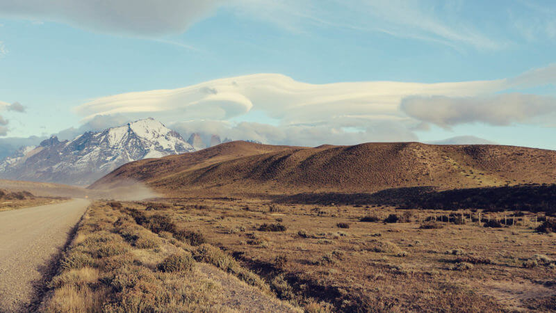 OS melhores passeios no Parque Nacional Torres del Paine, no Chile - estrada