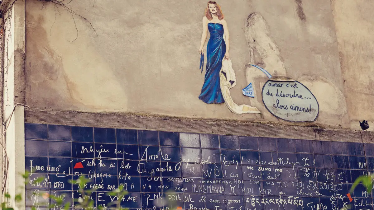 O que fazer em Paris - muro do Eu te Amo
