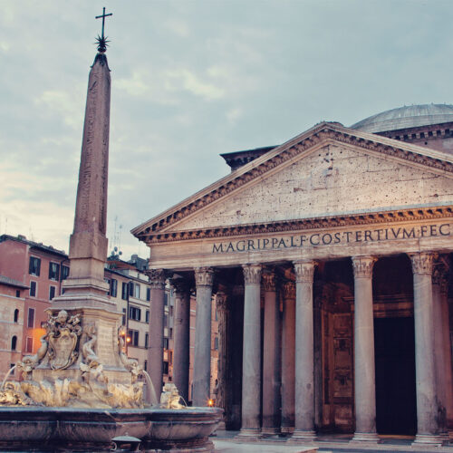 Fachada do Panteão de Roma