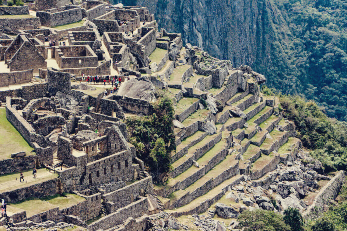 Machu Picchu vista do alto