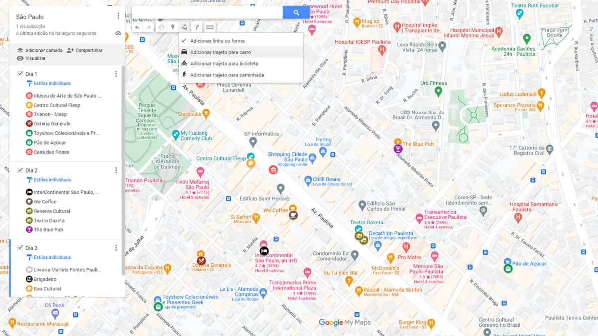 Como fazer roteiros de viagem com o Google Maps 26