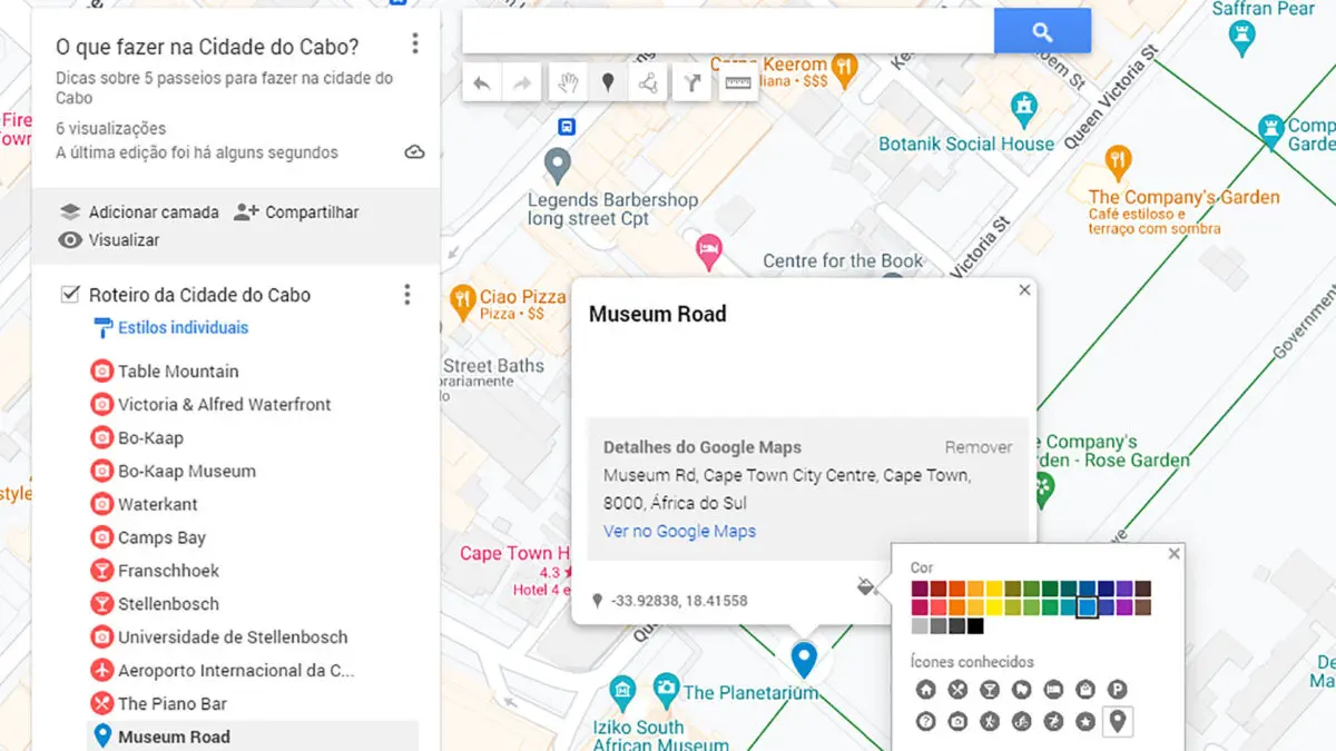 Como fazer roteiros de viagem com o Google Maps 7
