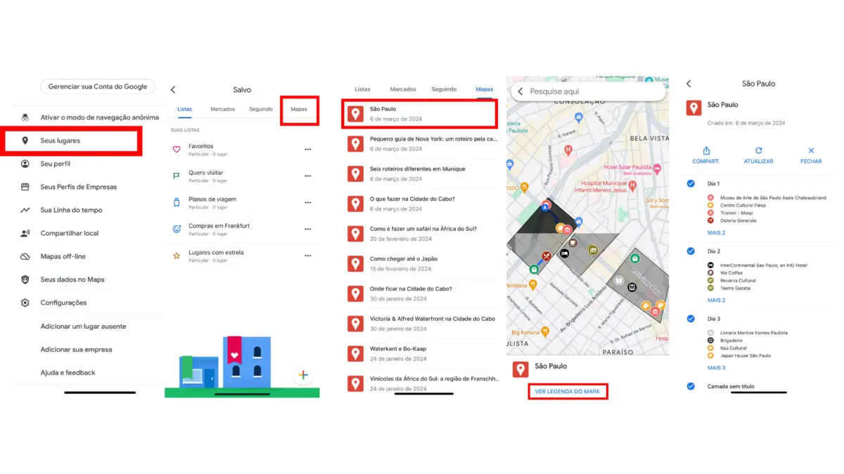 Como fazer roteiros de viagem com o Google Maps 20