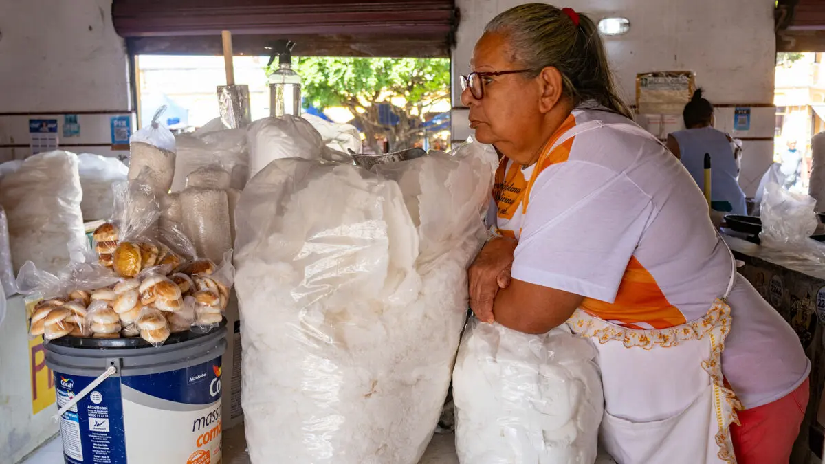 tapioca, farinha e beiju - base das comidas típicas de sergipe