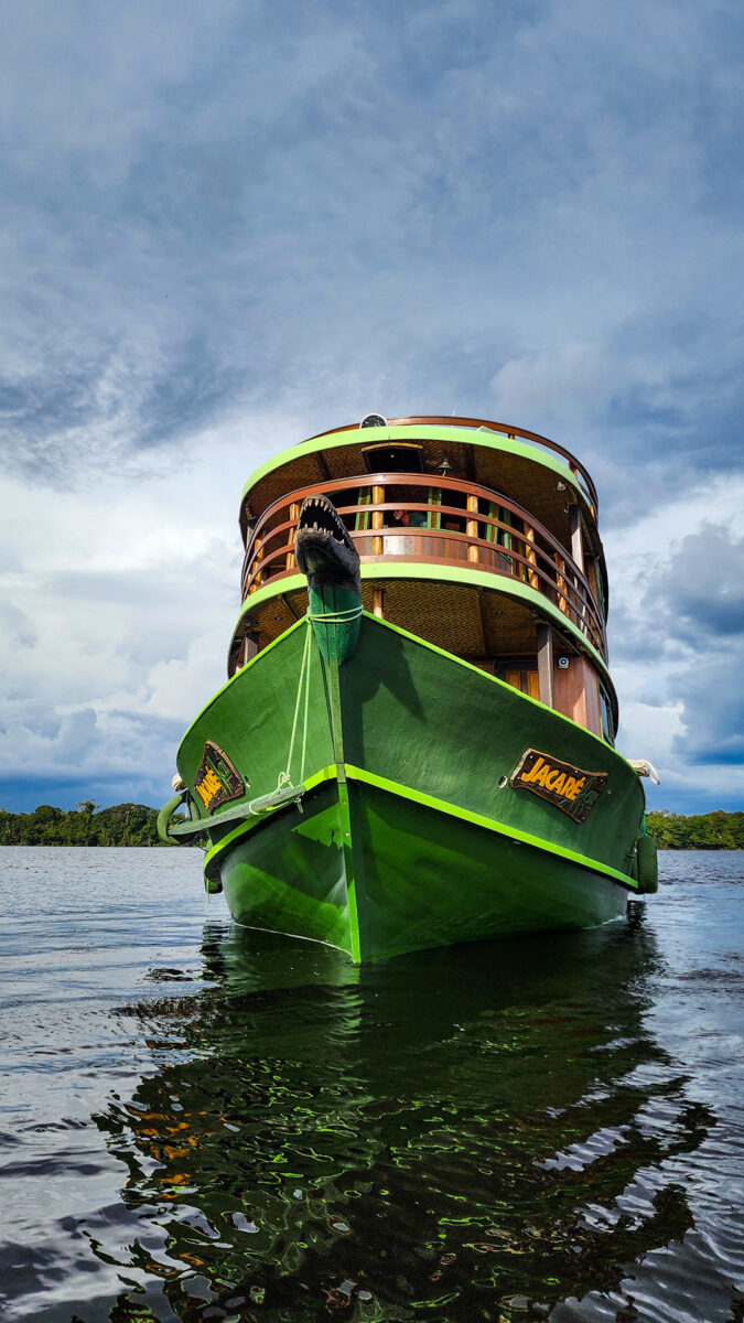 Expedição Kattere - viagem de barco pela Amazônia - embarcação